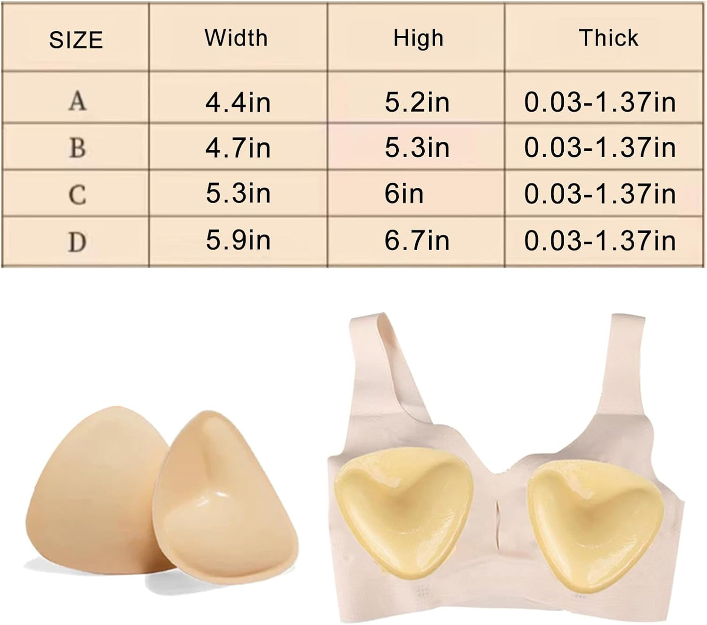 Instant Lift Bra Inserts